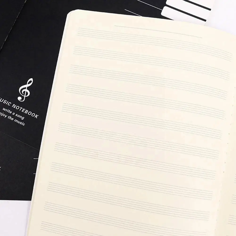 

Musical Score Notes Staff Writing Drawing Record Paper School Office Notebook Supplies Notebook Simple Musician Classroom S U6p1