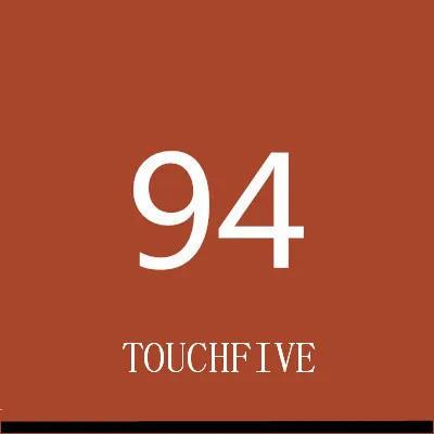 TOUCHFIVE 168 цветов одиночные художественные маркеры Кисть ручка эскиз на спиртовой основе маркеры двойная головка манга ручки для рисования товары для рукоделия - Цвет: 94-brick brown