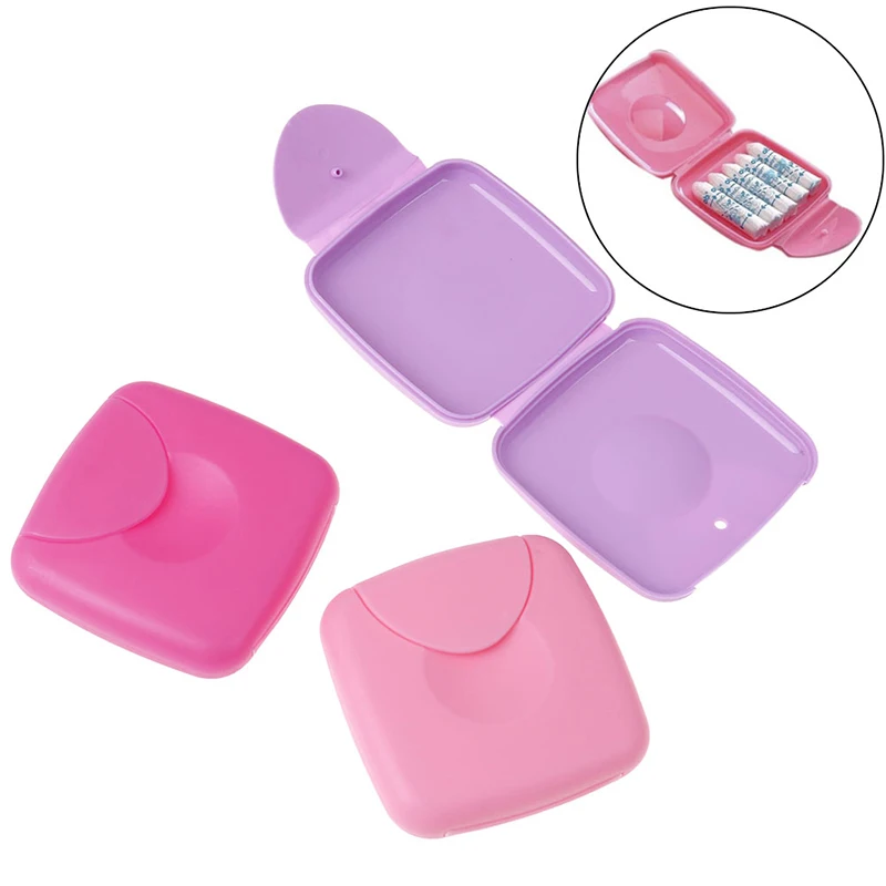 1 шт. портативный гигиенические салфетки тампоны коробка держатель путешествия на открытом воздухе для женщин случайный Горячий