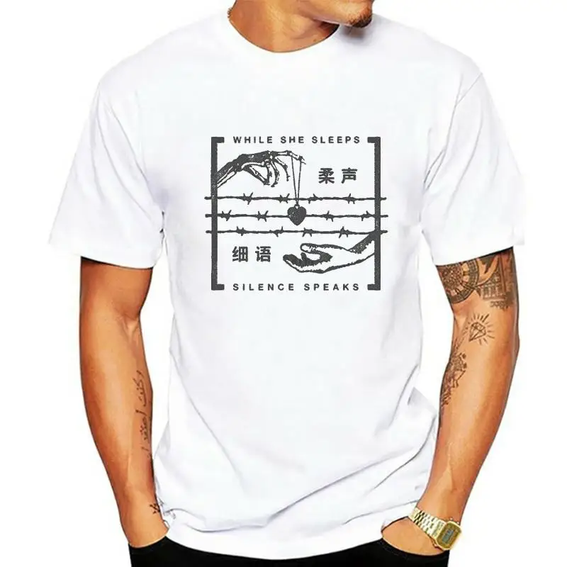 

While She Sleeps Men Tee Silence Speaks