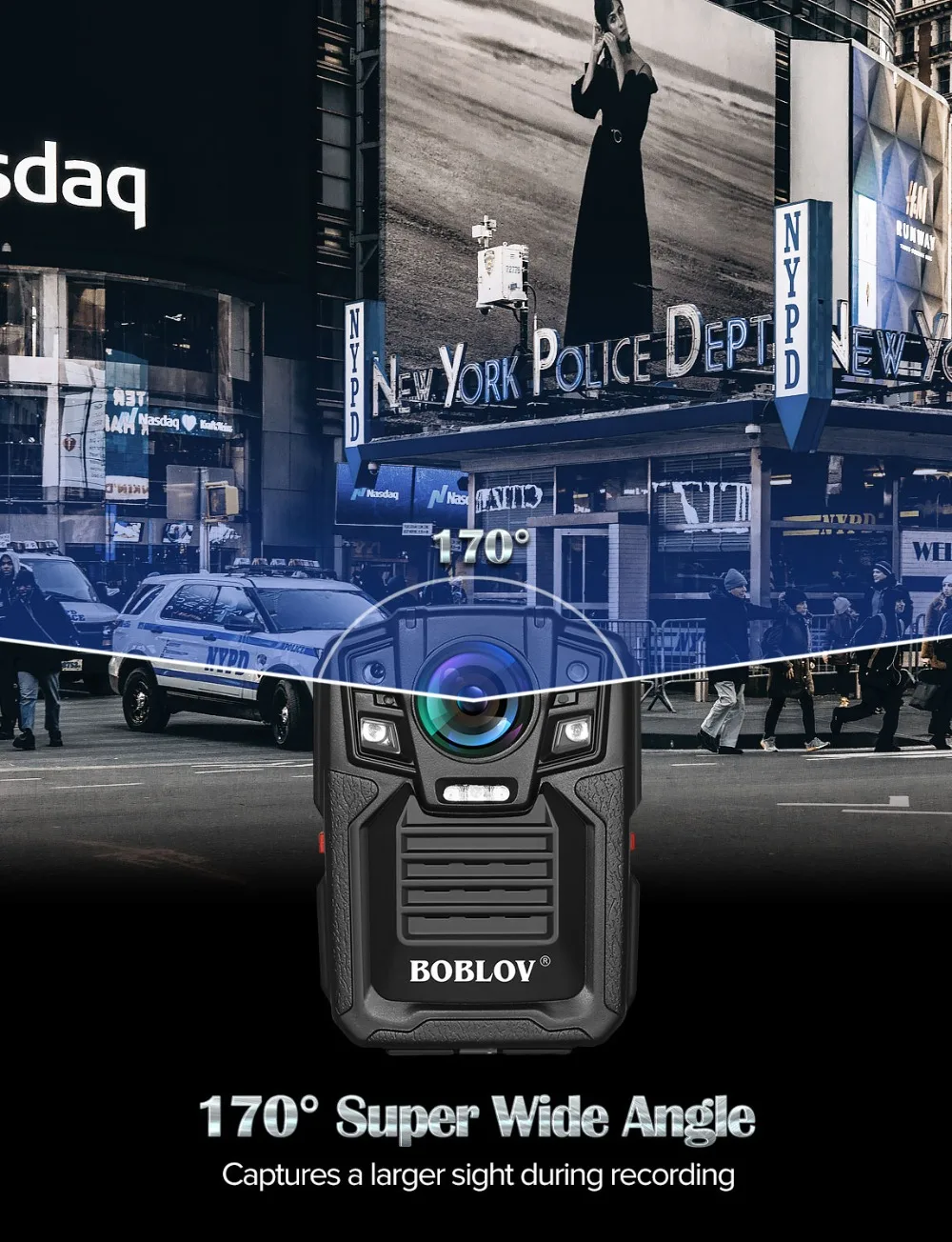 BOBLOV HD66-02 HD 1296P мини-видеокамера безопасности полиции тела Камера Ночное видение