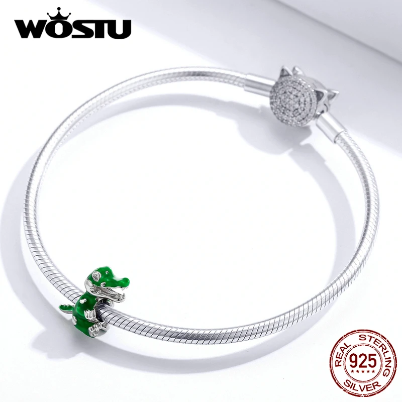 WOSTU 100% Стерлинговое Серебро 925 пробы Волшебная Шляпа амулеты циркониевые бусины