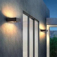 modern outdoor led square wall lamp minimalism waterproof bedroom sconces stair balcony corridor exterior wall lighting fixtures