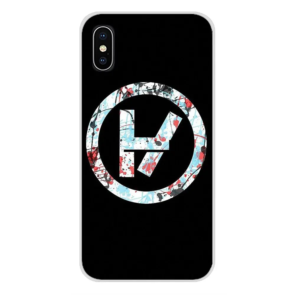 Силиконовые чехлы для Apple iPhone X XR XS 11Pro MAX 4S 5C SE 6S 7 8 Plus ipod touch 5 6 Twenty One Pilots 21 band |
