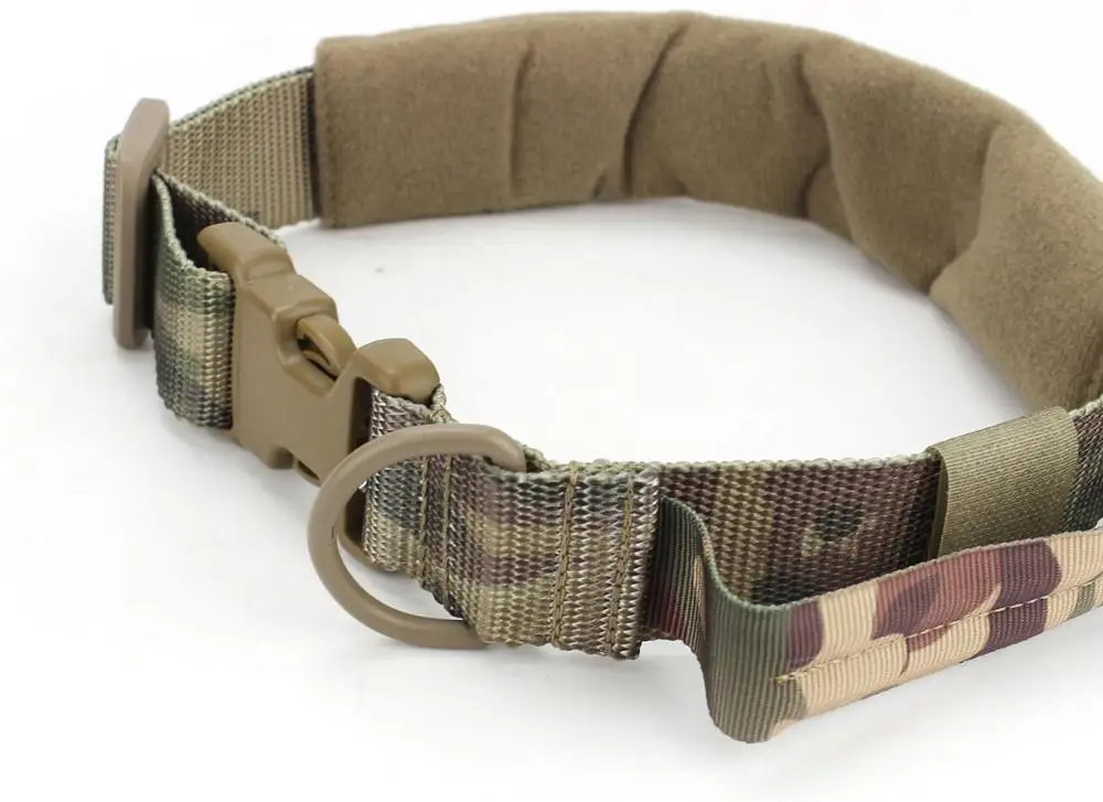 

Tactical Dog Collar Adjustable Training Collars Military Nylon Necklace for Large and Small Dogs Training Hunting Accessories