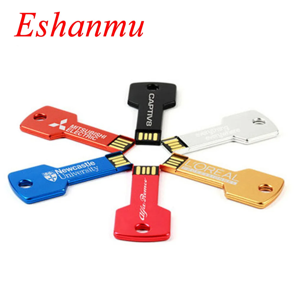 Флеш-накопитель Usb в форме ключа 50 шт./лот флеш-накопитель 128 Мб 4 ГБ 8 16 32 карта