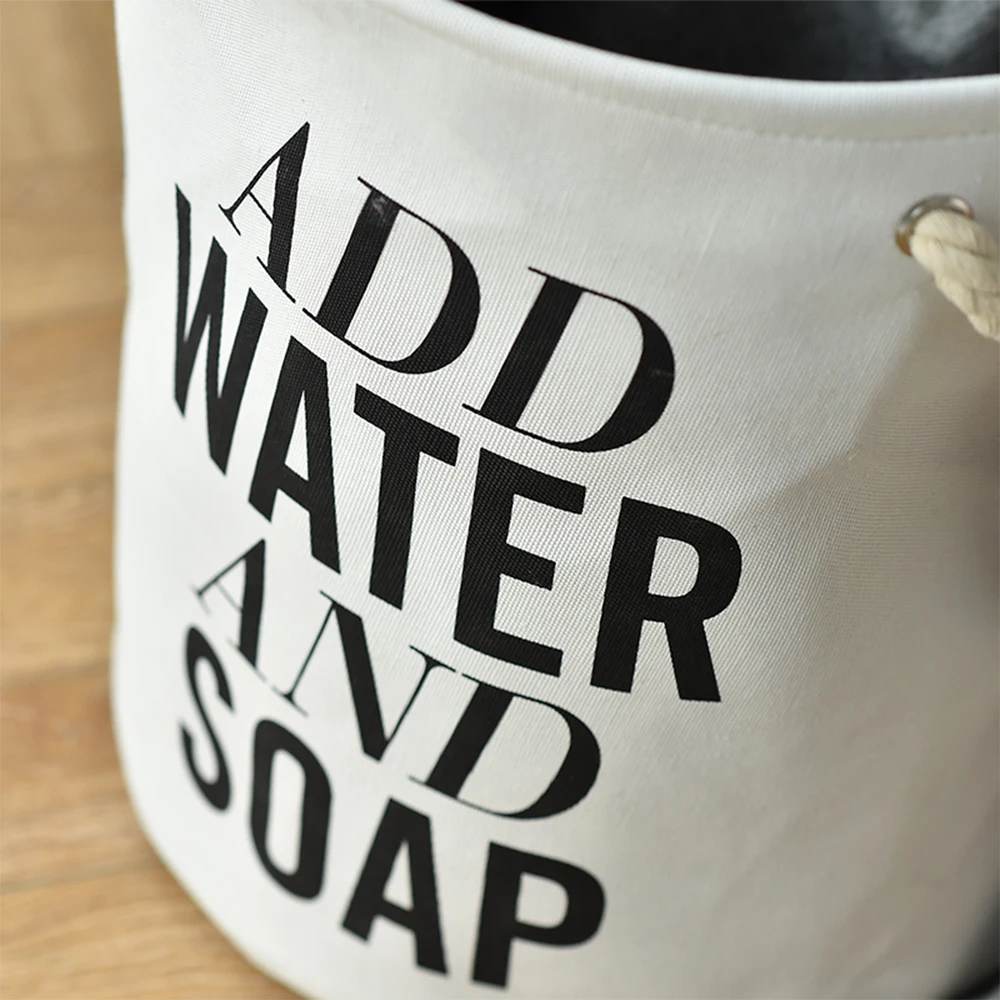 Корзина для белья из ЭВА с двумя тканевыми ручками водонепроницаемая складная