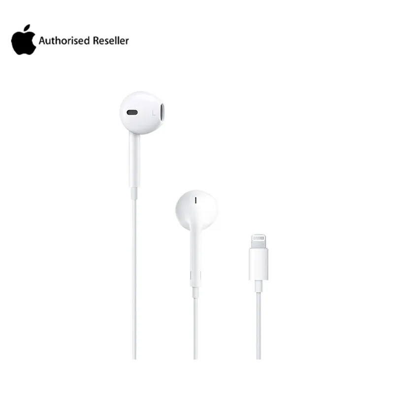 Аутентичные Apple наушники для мобильных телефонов Apple EarPods с разъемом Lightning наушников для iPhone 7/8/X/XS MAX iPad Mac с микрофоном