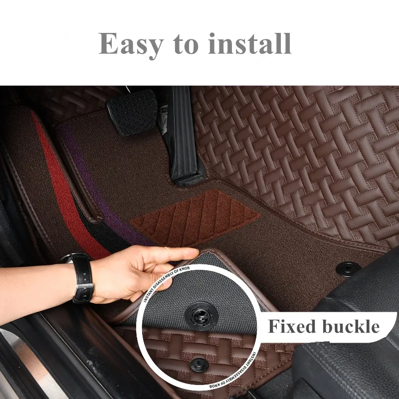 

Best quality! Custom special car floor mats for Mercedes Benz S 580e W223 2021 waterproof double layers carpets for S580e 2021
