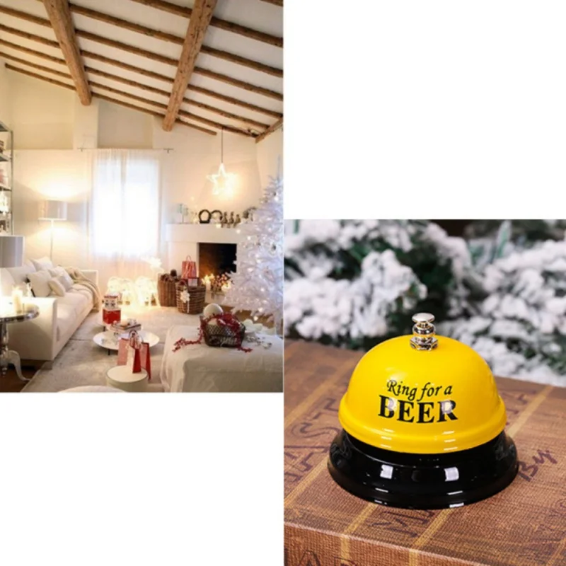 1 шт. металлический звонок-колокольчик для ресторанов в отеле кофейни