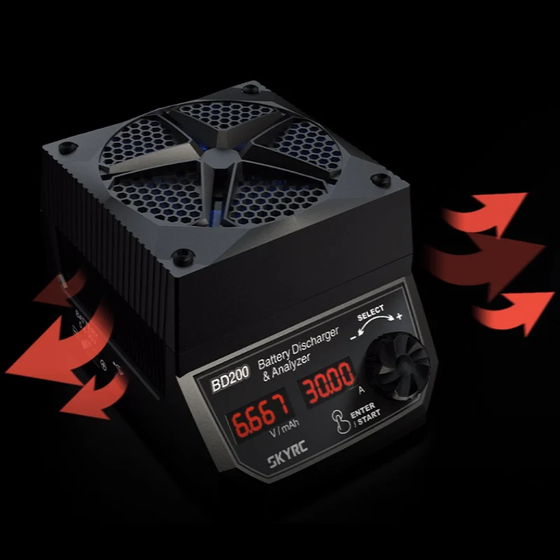Тестер емкости батареи SKYRC BD200 оригинальный тестер разрядки 200 Вт 30A 5 4 В 35 нагрузки
