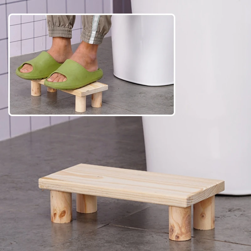 Bedside Ladder Retro Bedroom Rectangle Indoor Outdoor Home Furniture Living Room Wooden Step Stool Mini |