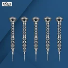 Профессиональная отвертка для ремонта мобильный телефон 0,8, инструменты для вскрытия Torx для iphone 12 11 PRO MAX X XS MAX 7 8P 6S XiaoMi Samsung