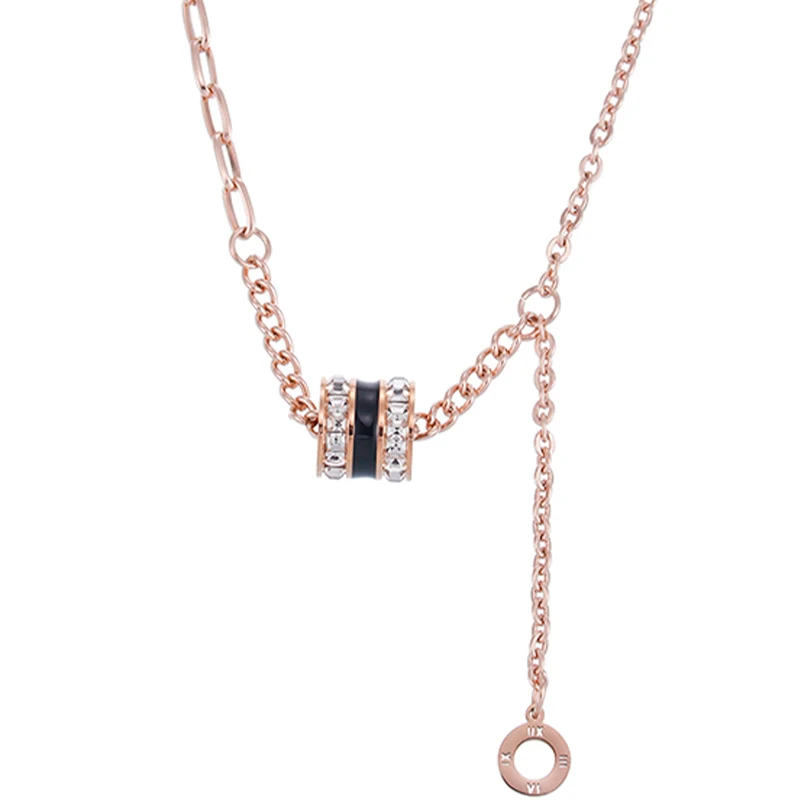 

Fashion Gold Jewelry CZ Crystal Zircon Ball Pendant Statement Necklace Lovers Gifts