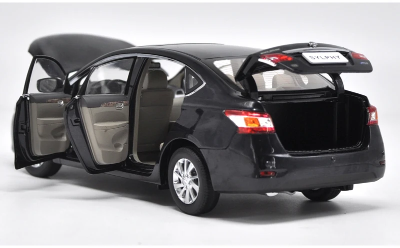 Высокое качество 1:18 Sylphy модель из цинкового сплава, имитация литого металла седан модель коллекция, Изысканные Подарки