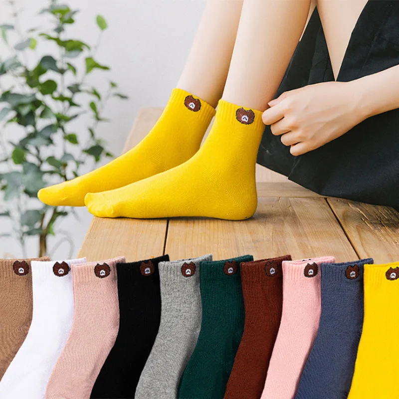 

Женские носки, дышащие спортивные носки, однотонные, летние, тонкие, белые, черные