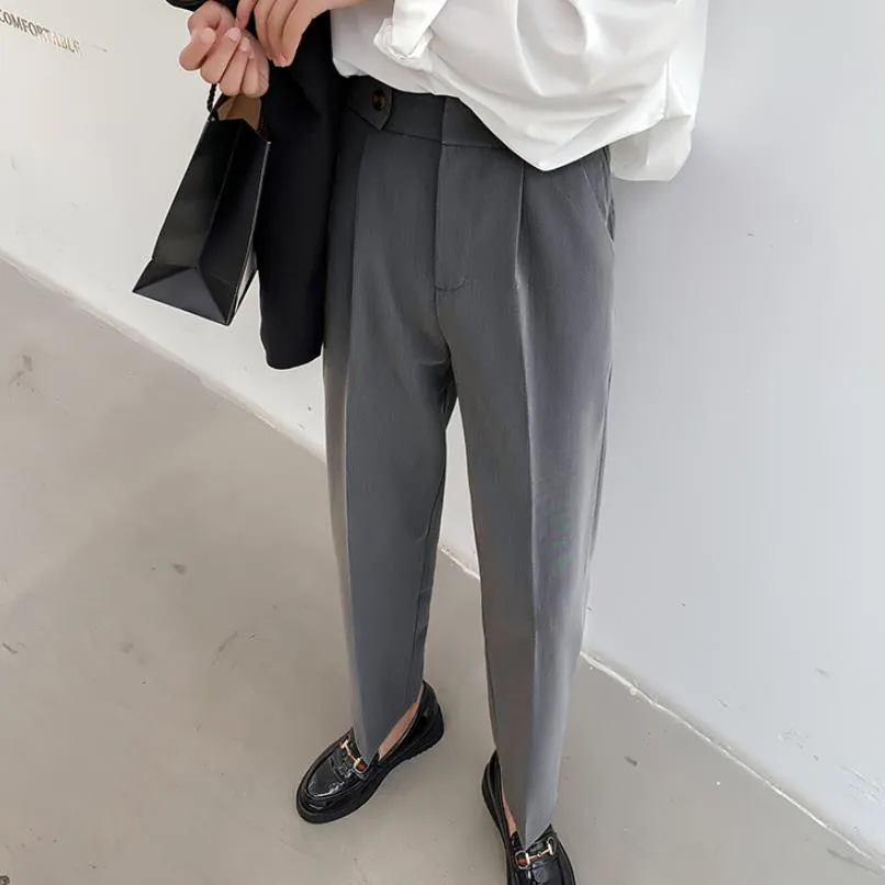 Модель 2020 года прямые Костюмные брюки HziriP Женская офисная одежда новинка