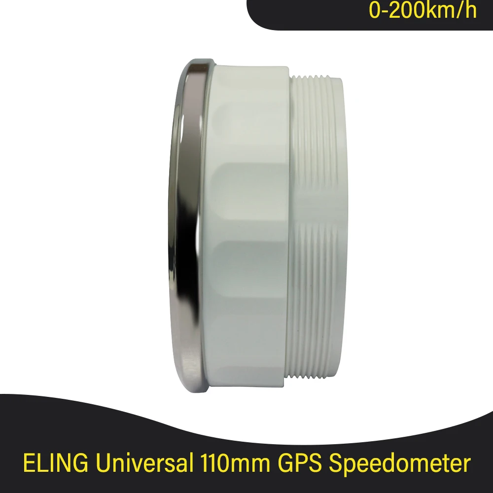 Водонепроницаемый измеритель скорости 110 мм 0-200 км/ч GPS с красной/Желтой