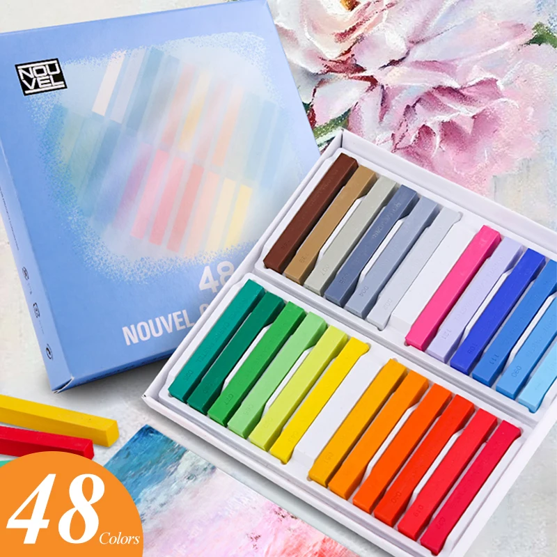 

SAKURA Pastel 12/24/48 Colors Professional Drawing Color Painting Pastel Drawing Pen For Gift Art School Stationery Supplies