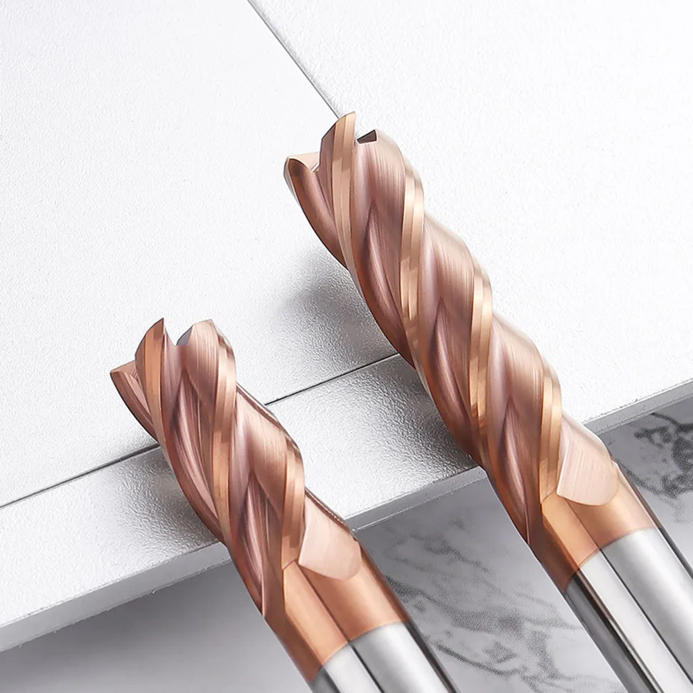 HRC55 Corner Radius End Mill Tungsten Carbide Steel CNC Milling Cutter Tool 4 Flutes Deg R0.2 R0.5 R1 Metal Router | Инструменты