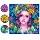 Кристаллы Стразы, алмазная живопись, фантазия, круглые алмазы, квадратные алмазы, алмазная вышивка с бусинами, алмазная вышивка
