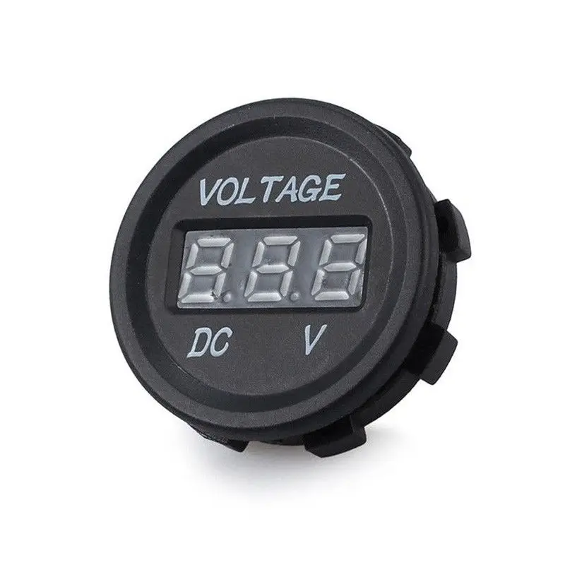

Car/Marine/Motorcycle LED-Digital Voltmeter Voltage Meter Battery Gauge DC12/24V