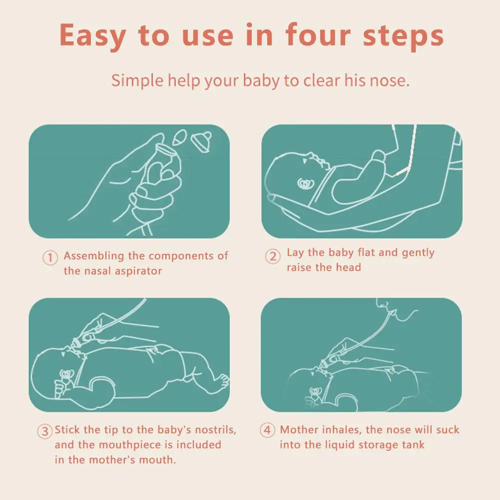 Детский носовой аспиратор устройство для всасывания рта очиститель носа