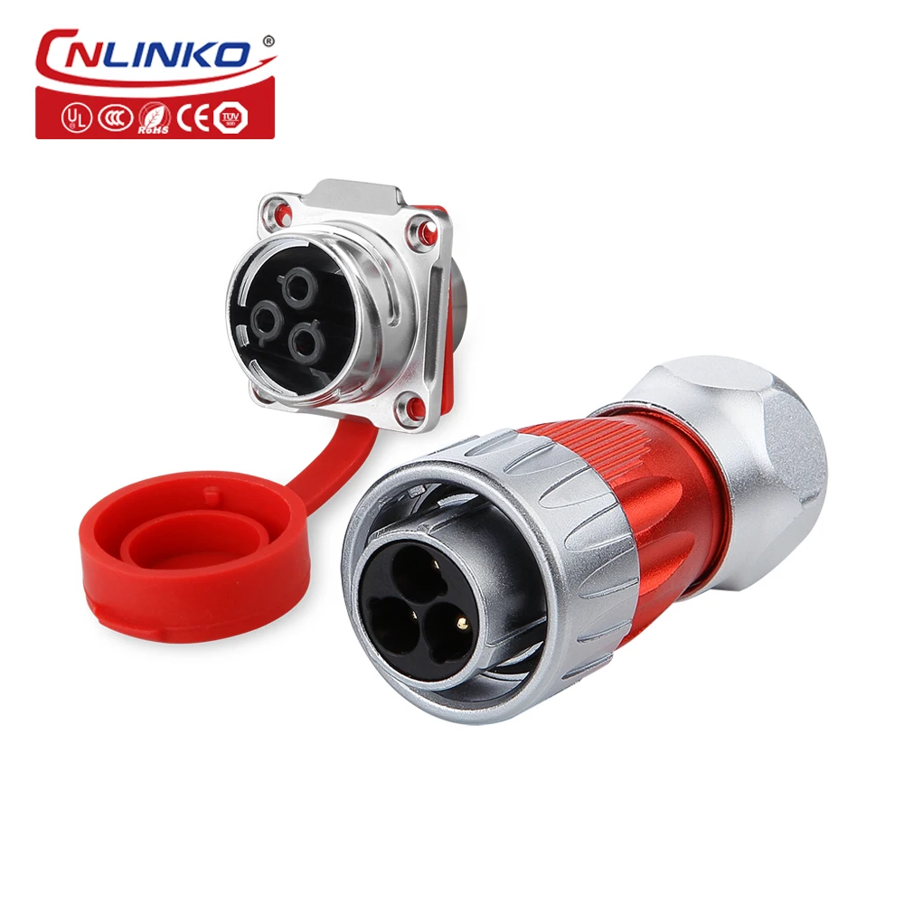 

CNLINKO M24 Metal DH24 Series 3/4/10/12/19/24 Pin USB3.0 HDMI RJ45 Quick Locking Cable Connector Waterproof IP67 Plug & Socket