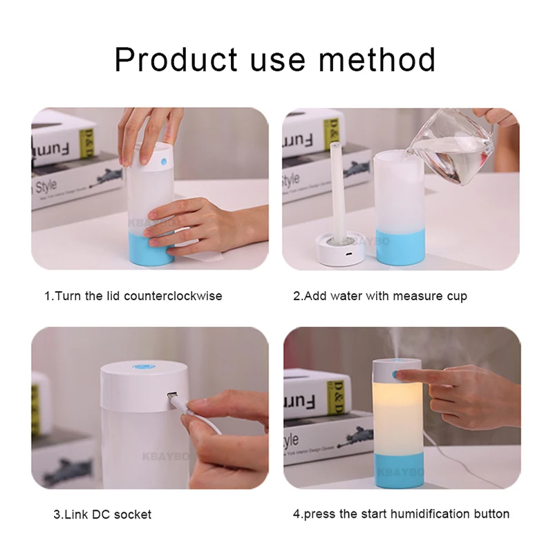 

Aroma Essential Oil Diffuser 250ML USB Car Humidifier Ultrasonic Humidifier Mini Aromatherapy Mist Maker Home Office