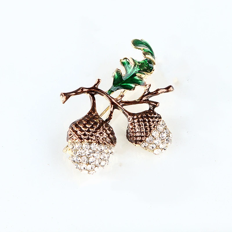 Стразы эмалевые броши в виде сосновой башни женское растение для свадьбы