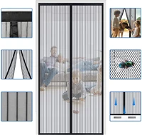 custom size anti mosquito curtains net door magnetic screen window fly bug insect closing door screen mesh for kitchen home