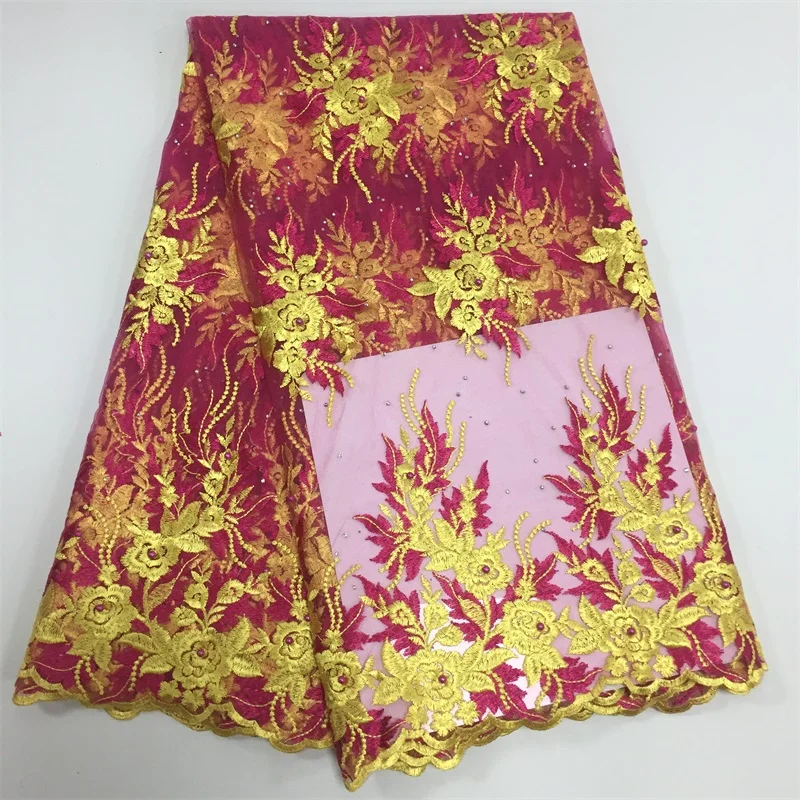 

New Design African Lace Fabric 2020 High Quality Lace African cord Lace Nigerian Lace Fabrics for Dress