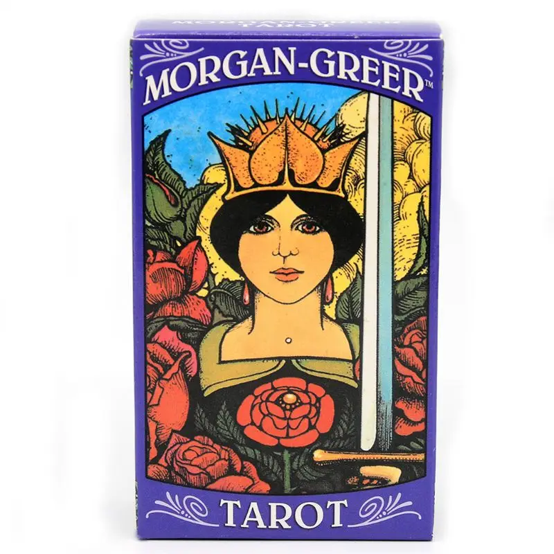 

Greer Tarot 78 Cards Deck Family Party Board Game Mysterious Divination Oracle Playing Card