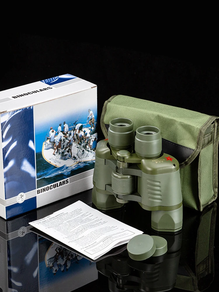 

50X50 HD Binoculars Professional Telescope Full Optical Materials Military Lll Night Vision Power Quality For Camping Hunting