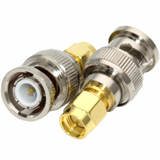 BNC To SMA Connector Q9 BNC Male To SMA Male Plug Straight Coaxial RF Adapters