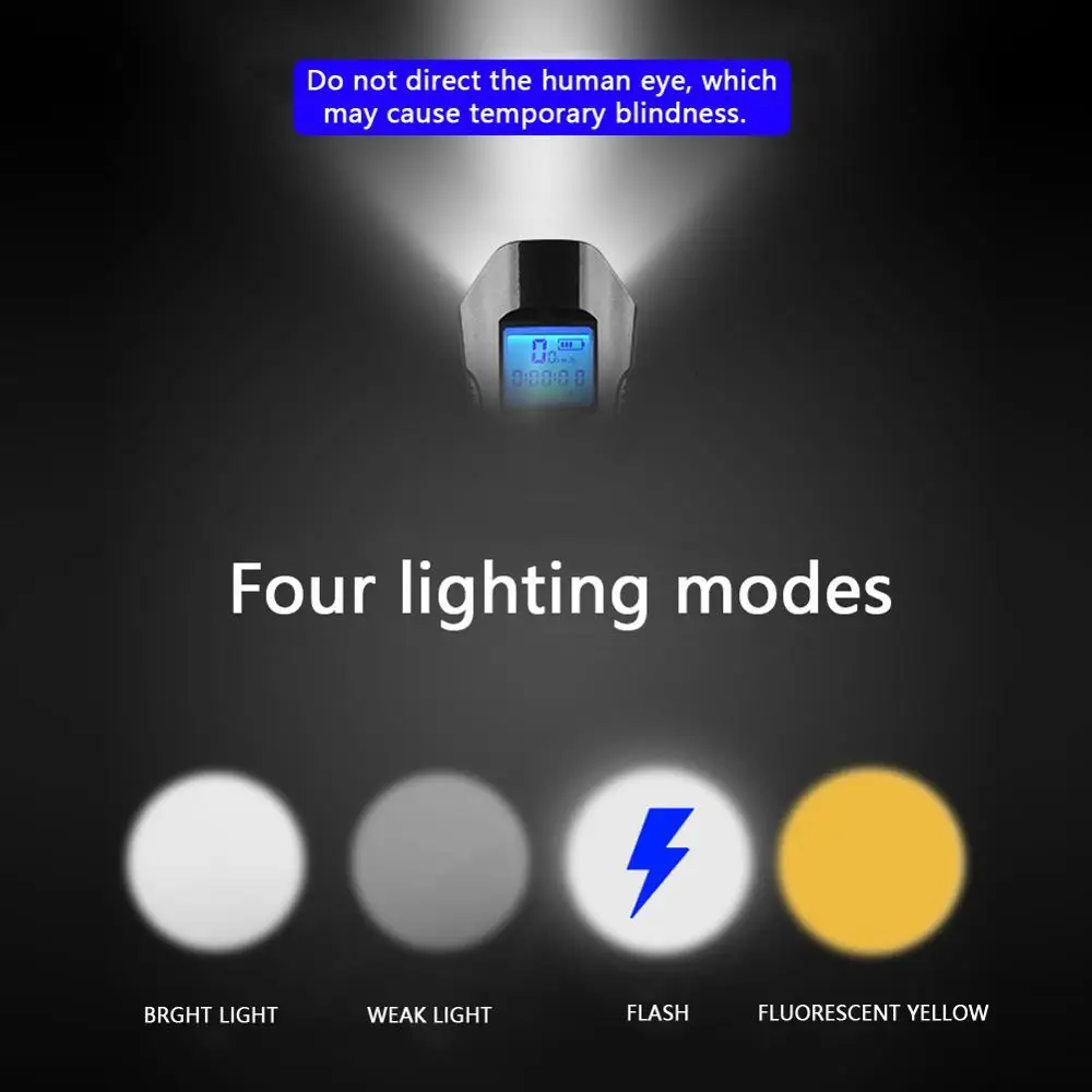 Велосипедный светильник USB 5 режимов компьютерный звуковой сигнал велосипедный