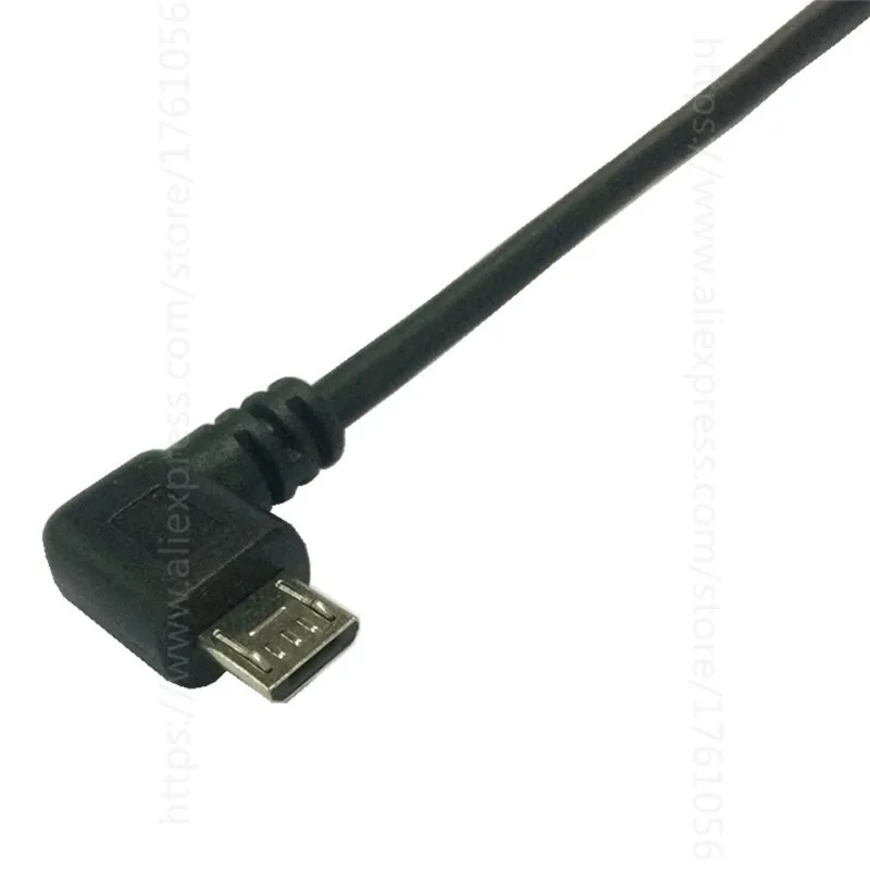 0 25 м 90 градусов Micro USB штекер-гнездо кабель удлинитель преобразователь адаптер |