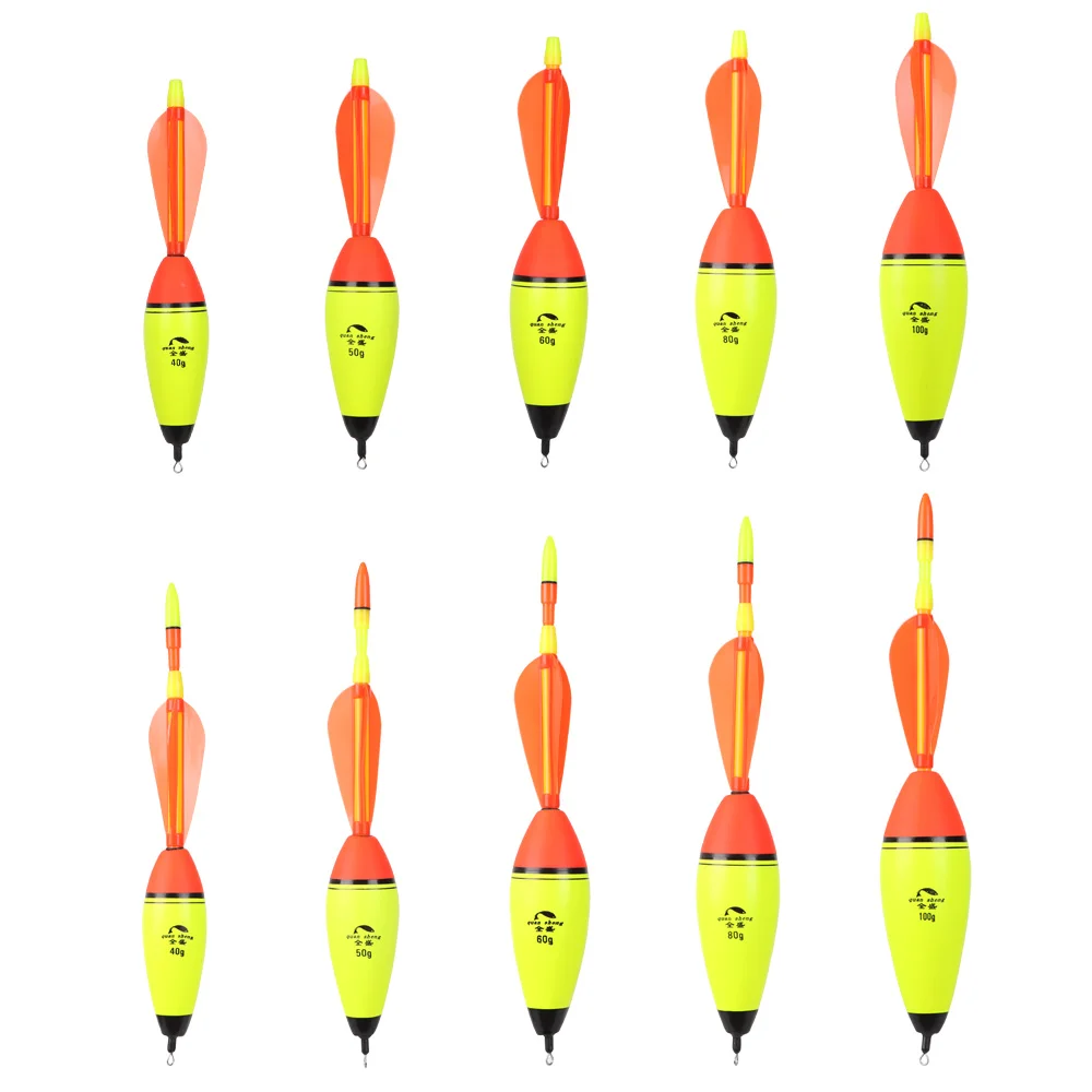 

1pc 40g-100g Buoyancy Foam Fishing Float Rotating Wing Floating Elastic Boya Luminous Light Fishing Float Rock Fishing Bobber