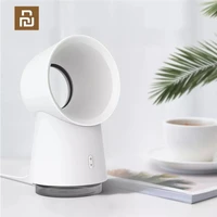 newest youpin mijia hl 3 in 1 usb mini cooling fan bladeless desktop fan aroma air humidifier with led light white