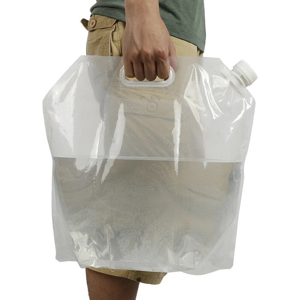 

15L/10L/5L Foldable Water Bag Outdoor Sports Camping Hiking Storge Water Bucket Picnic Water Container Lifting Carrier