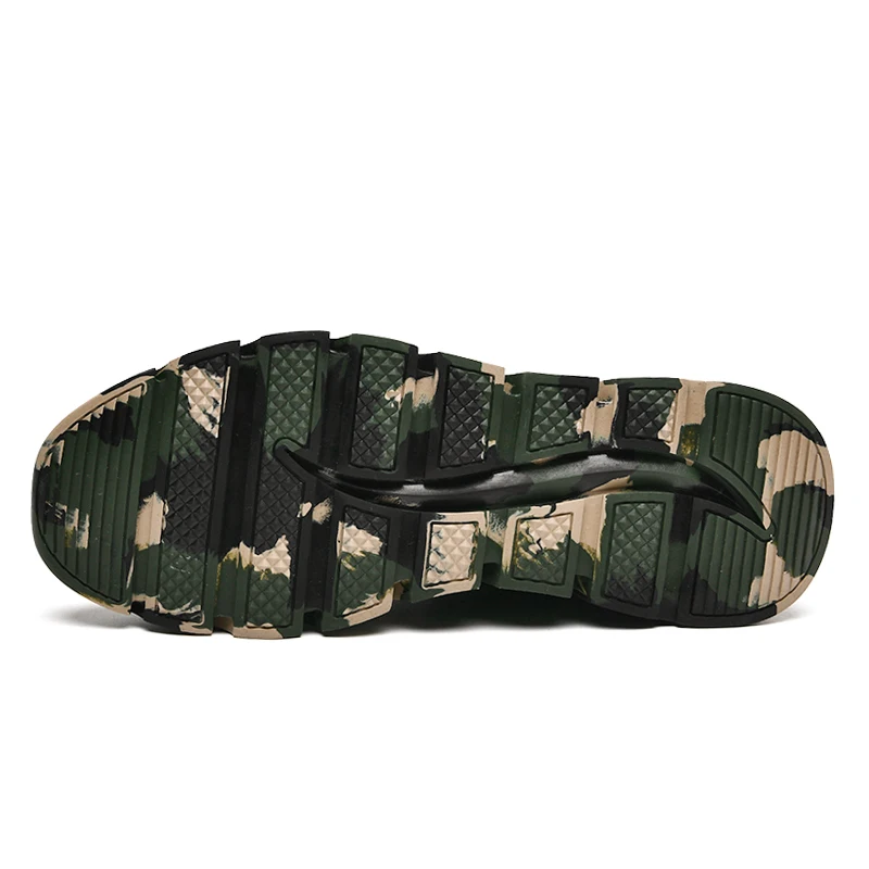 

Sport Camouflage Shoes Women Fashion Sneakers Plus Size 35-44 Fly Knitting Men Casual Shoes Breathable Flat Heel Lovers Shoes