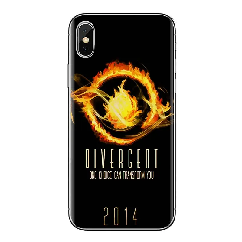 For Samsung Galaxy S3 S4 S5 Mini S6 S7 Edge S8 S9 S10 Plus Note 3 4 5 8 9 Divergent Factions American logo Transparent TPU Cases |
