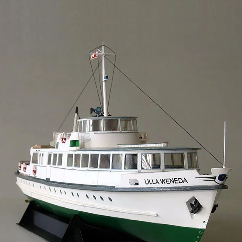 Новинка 1:100 польский береговый паром корабль своими руками Бумажная модель