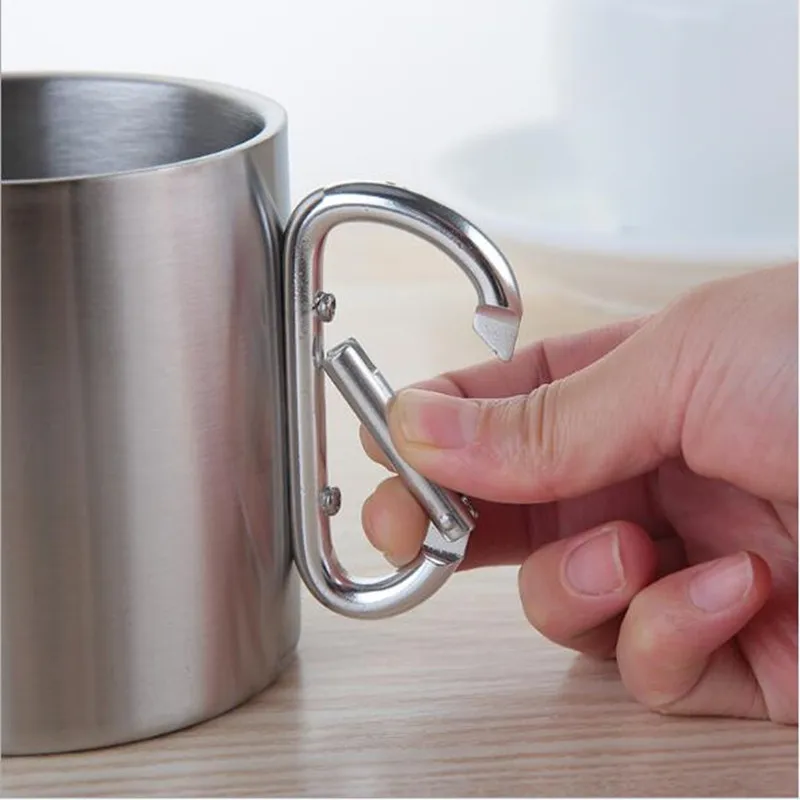 Кружка из нержавеющей стали для альпинизма 220 мл | Дом и сад