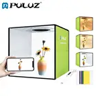 Мини светильник тбокс PULUZ для фотостудии, складной кольцевой короб для фотосъемки, с 6-цветным фоном