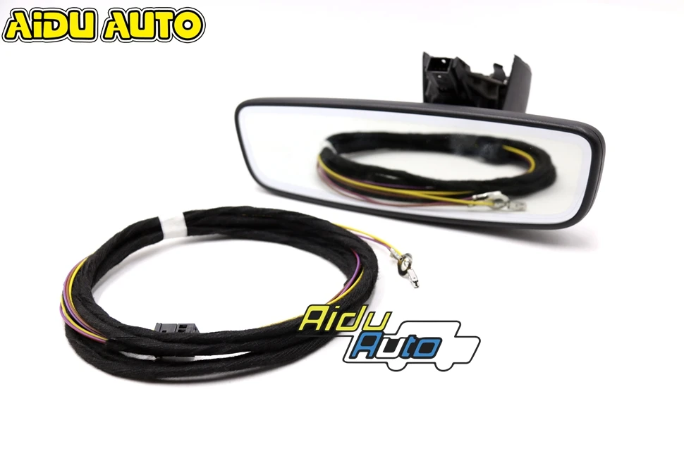 Внутреннее антибликовое зеркало заднего вида с затемнением для Audi A3 8V facelift A4 B9 A5 Q2