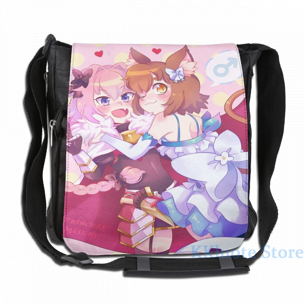Забавный рюкзак с графическим принтом Astolfo n Felix USB-зарядкой мужские школьные