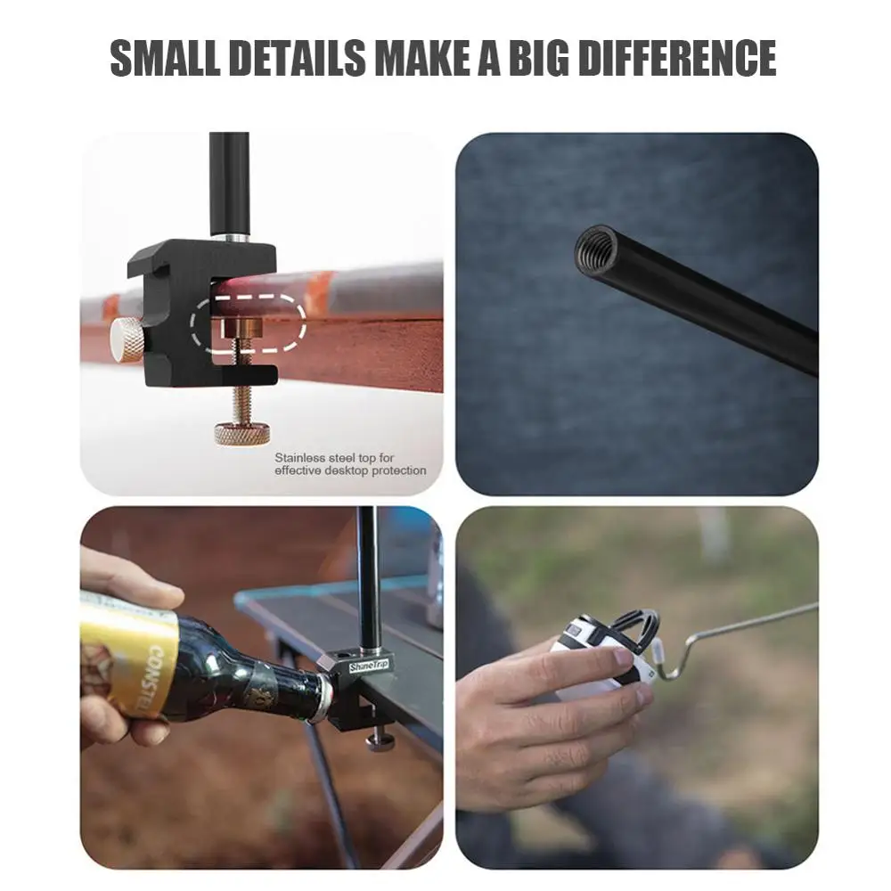 Новый складной фонарь для кемпинга охоты пешего туризма стойка из алюминиевого