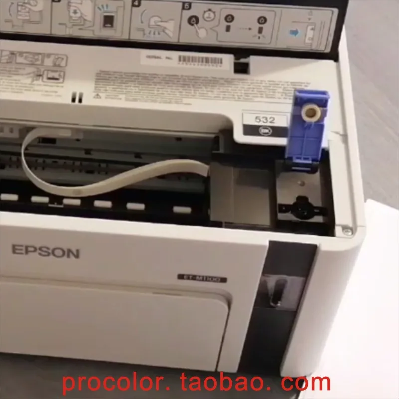 Черные пигментные красители CISS 110 T532 набор для заправки чернил принтера Epson Staff ST