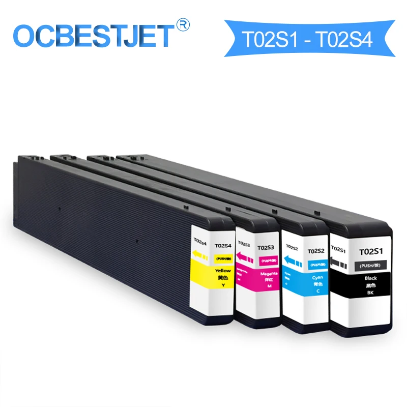 

T02S1 - T02S4 Compatible Ink Cartridge For Epson WorkForce Enterprise WF-C20750 Printer Full With Pigment Ink